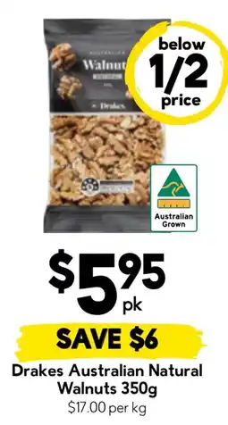 Drakes Drakes Australian Natural Walnuts offer