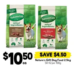 Drakes Nature's Gift Dog Food offer