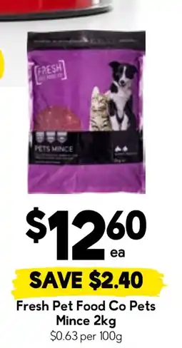 Drakes Fresh Pet Food Co Pets Mince offer
