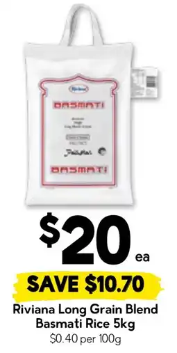 Drakes Riviana Long Grain Blend Basmati Rice offer