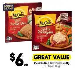 Drakes McCain Red Box Meals offer