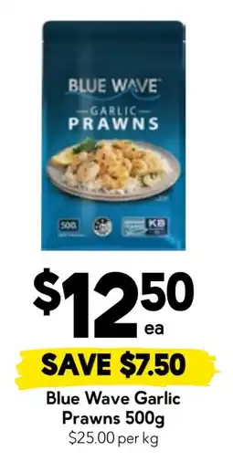 Drakes Blue Wave Garlic Prawns offer