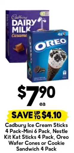Drakes Cadbury Ice Cream Sticks offer