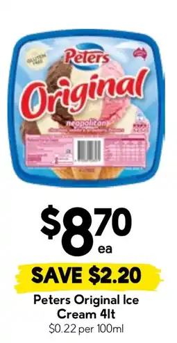 Drakes Peters Original Ice Cream offer
