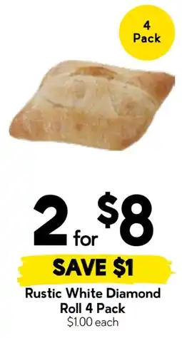Drakes Rustic White Diamond Roll offer