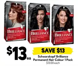 Drakes Schwarzkopf Brilliance Permanent Hair Colour offer