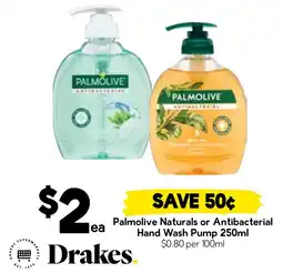 Drakes Palmolive Hand Wash Pump offer