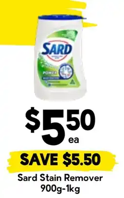 Drakes Sard Stain Remover offer