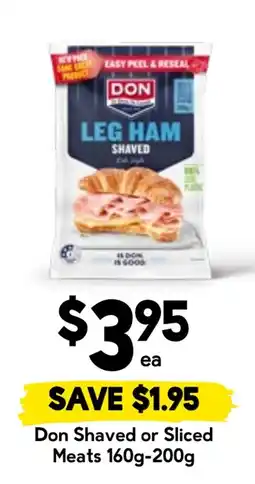 Drakes Don Shaved or Sliced Meats offer