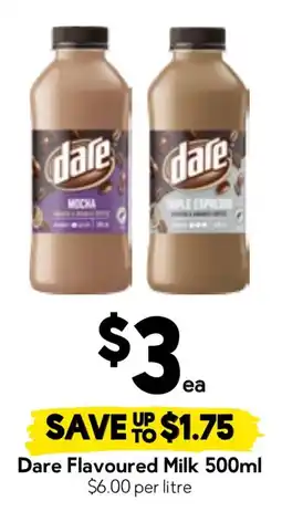 Drakes Dare Flavoured Milk offer