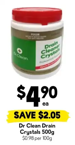 Drakes Dr Clean Drain Crystals offer