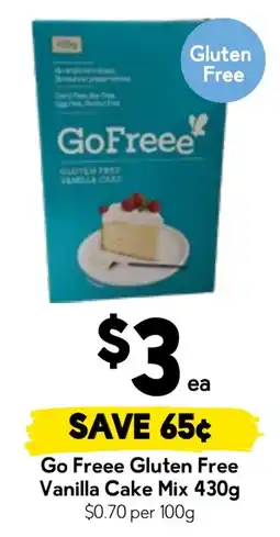 Drakes Go Freee Gluten Free Vanilla Cake Mix offer