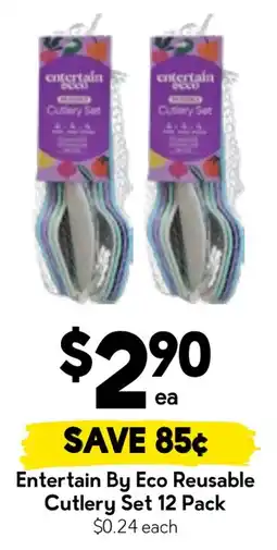 Drakes Entertain By Eco Reusable Cutlery Set offer