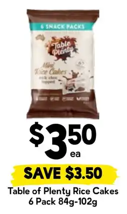 Drakes Table of Plenty Rice Cakes offer