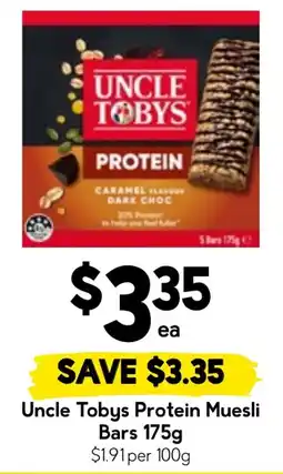 Drakes Uncle Tobys Protein Muesli Bars offer