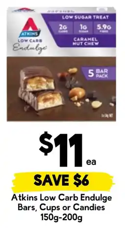 Drakes Atkins Low Carb Endulge Bars offer