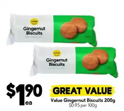 Drakes Value Gingernut Biscuits offer