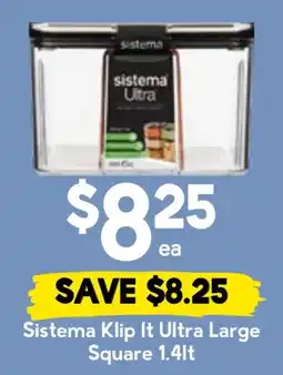Drakes Sistema Klip It Ultra Large Square offer