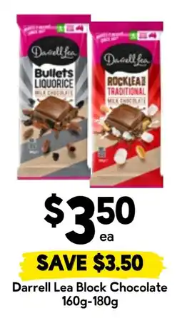 Drakes Darrell Lea Block Chocolate offer