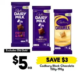 Drakes Cadbury Block Chocolate offer