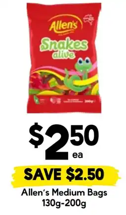 Drakes Allen's Snakes alive offer
