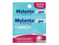 Discount Drug Stores Mylanta 2 Go Antacid FastChews Mint 24 Tablets offer