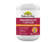 Chemist King Nature's Way Magnesium + Tumeric 150 Tablets offer