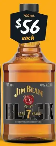 Cellarbrations Jim Beam Black offer