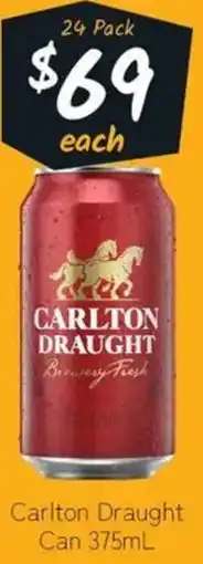 Cellarbrations Carlton Draught Can offer
