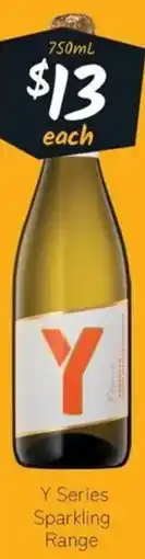 Cellarbrations Y Series Sparkling Range offer