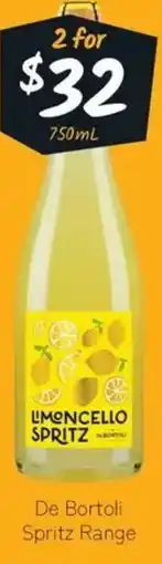Cellarbrations De Bortoli Spritz Range offer
