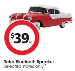 Coles Retro Bluetooth Speaker offer