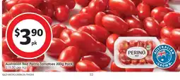 Coles Australian Red Perino Tomatoes offer