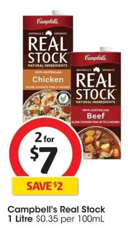 Coles Campbell's Real Stock offer