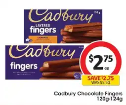 Coles Cadbury Chocolate Fingers offer
