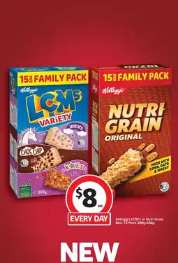 Coles Kellogg's LCM's or Nutri Grain Bars offer