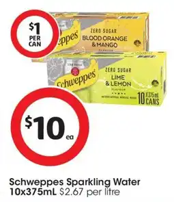 Coles Schweppes Sparkling Water offer