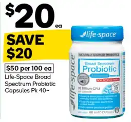 Woolworths Life-Space Broad Spectrum Probiotic offer