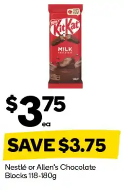 Woolworths KitKat Milk Chocolate offer