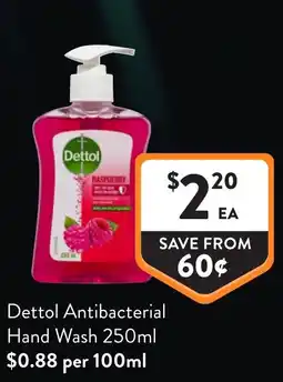 Foodworks Dettol Antibacterial Hand Wash offer