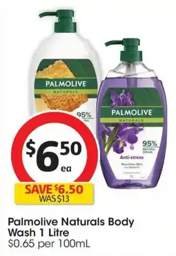 Coles Palmolive Naturals Body Wash offer