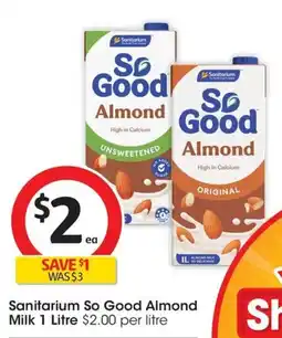 Coles Sanitarium So Good Almond Milk offer