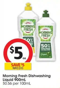 Coles Morning Fresh Dishwashing Liquid offer