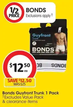 Coles Bonds Guyfront Trunk offer
