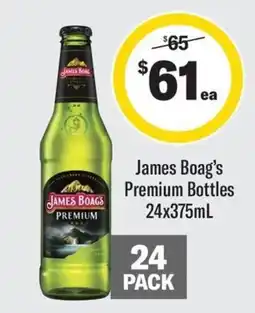 Coles James Boags Premium Bottles offer