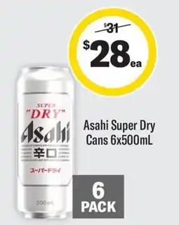Coles Asahi Super Dry offer