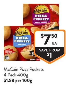 Foodworks McCain Pizza Pockets offer