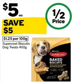 Woolworths Supercoat Biscuits Dog Treats offer