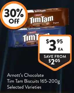 Foodworks Arnott's Chocolate Tim Tam Biscuits offer