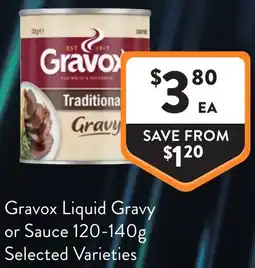 Foodworks Gravox Liquid Gravy or Sauce offer
